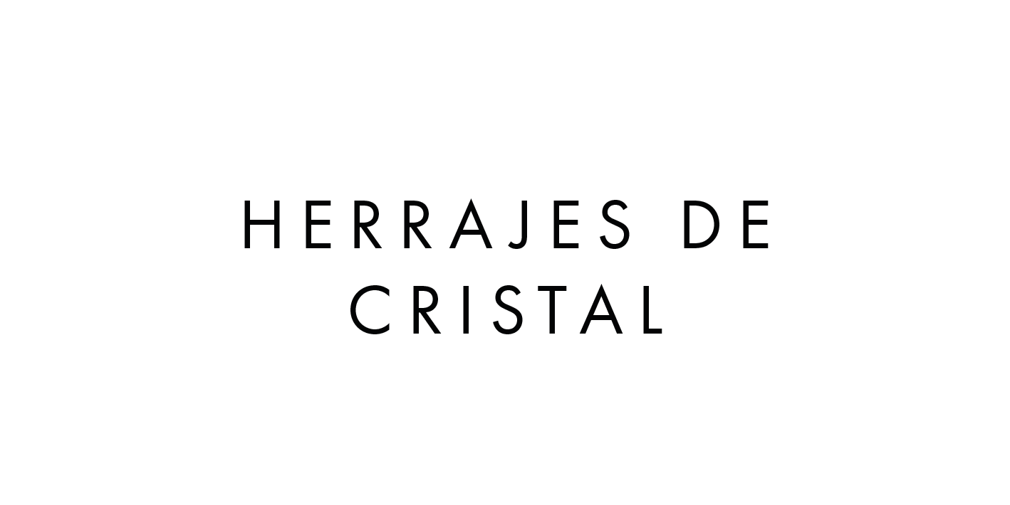 Herrajes de cristal